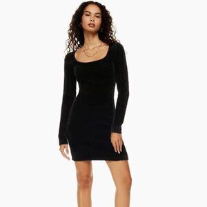 Aritzia | Sunday Best Montgomery Faux Fur Body Con Dress - Size S